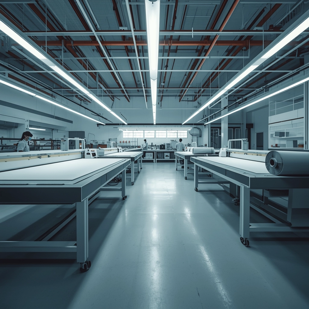 現代化成衣生產線