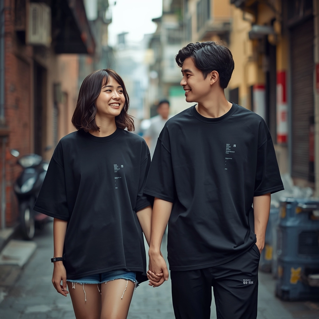 穿著自我風格專屬客製化服飾的台灣年輕人