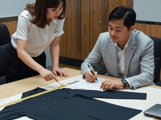 專業制服廠具備當場測量與微調版型的打版實力